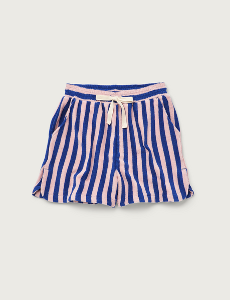 BONGUSTA / naram shorts(ナラムショートパンツ) Naram Gym Shorts, dazzling blue & rose