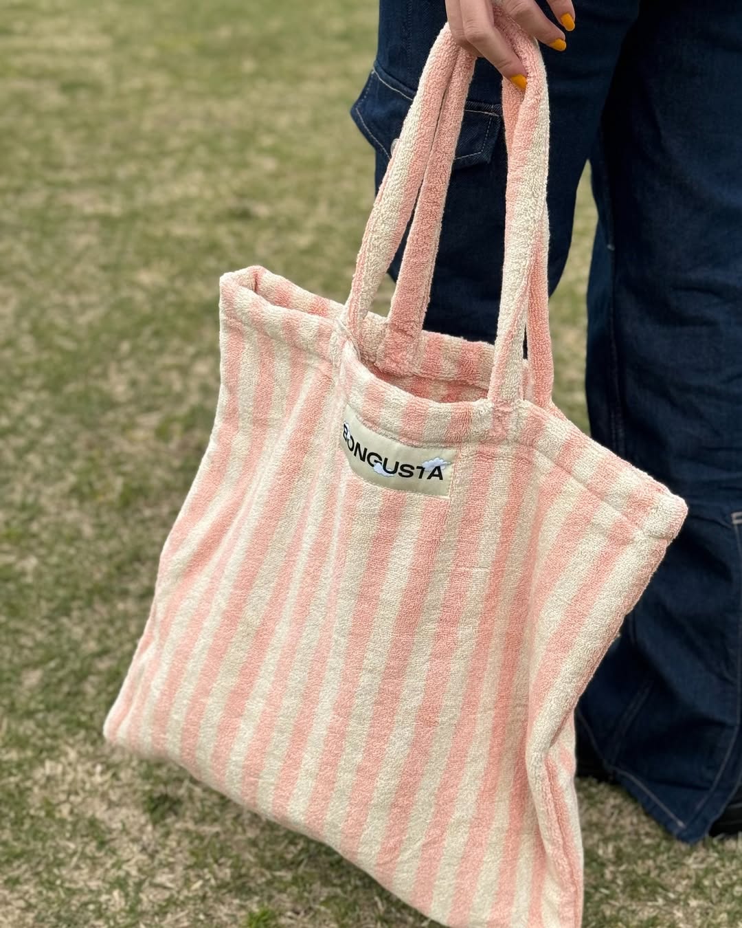 Naram Totebag, tropical & creme