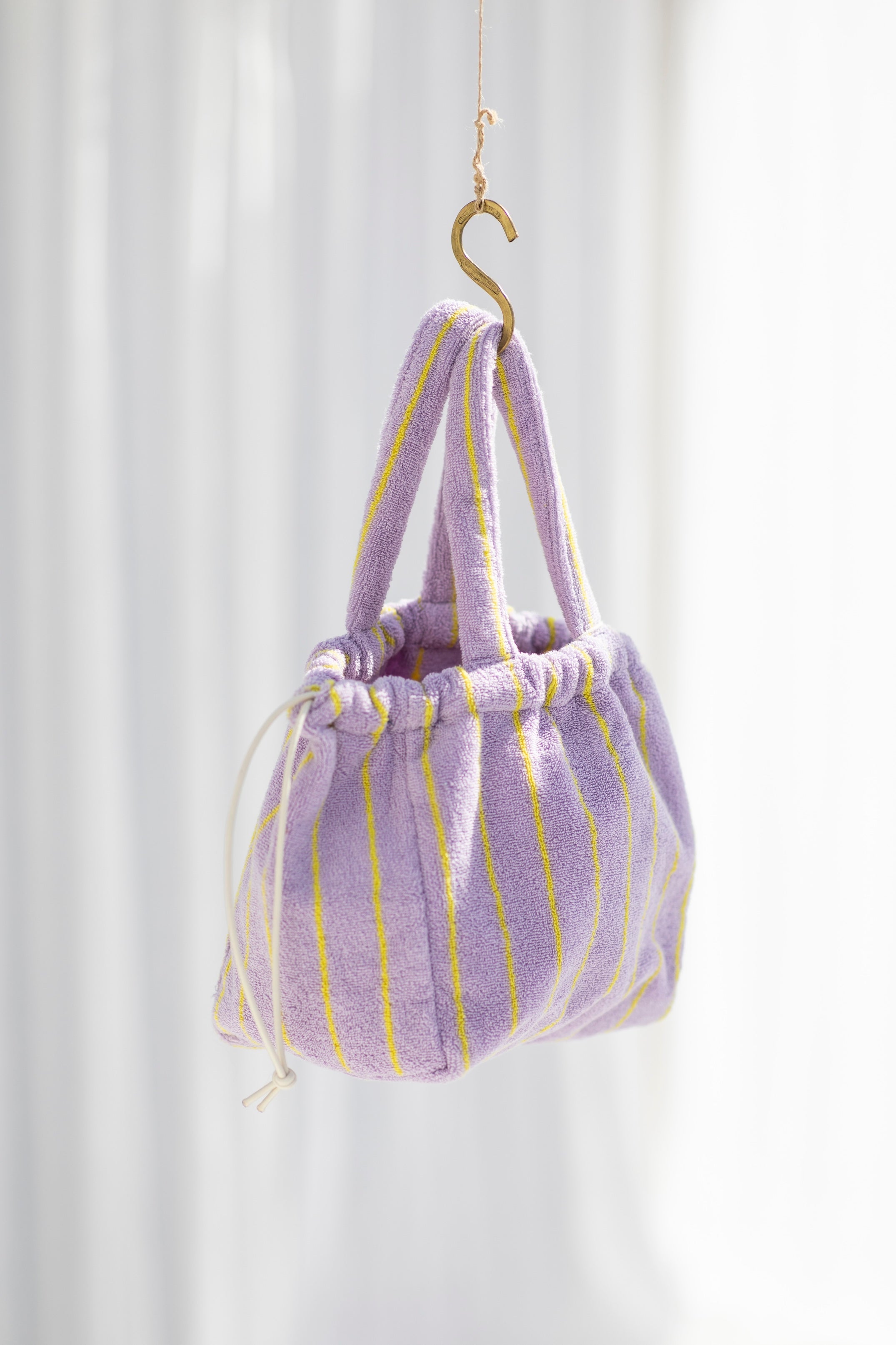 Naram Handbag Small, lilac & neon yellow