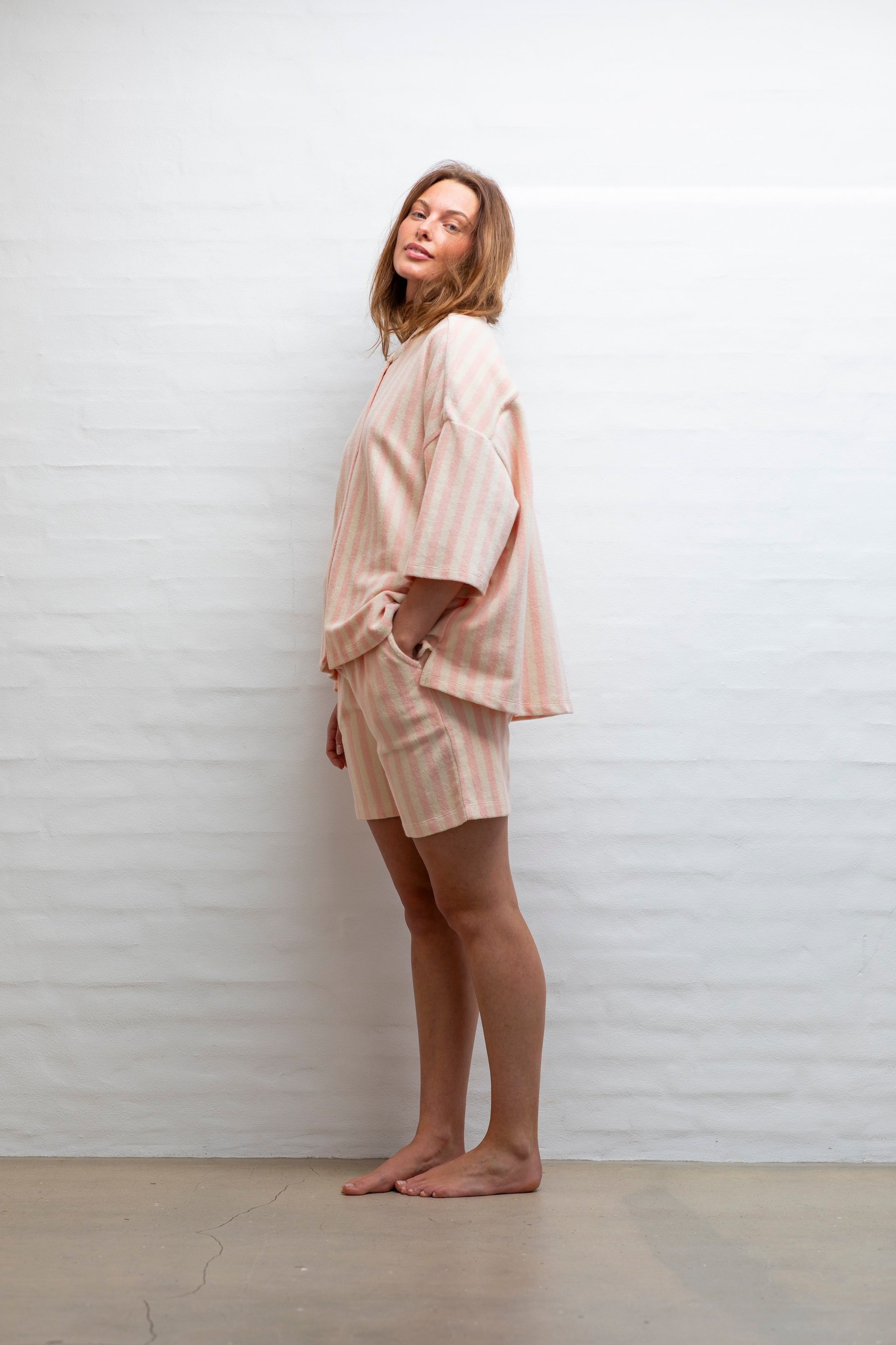 Naram Shorts, tropical & creme