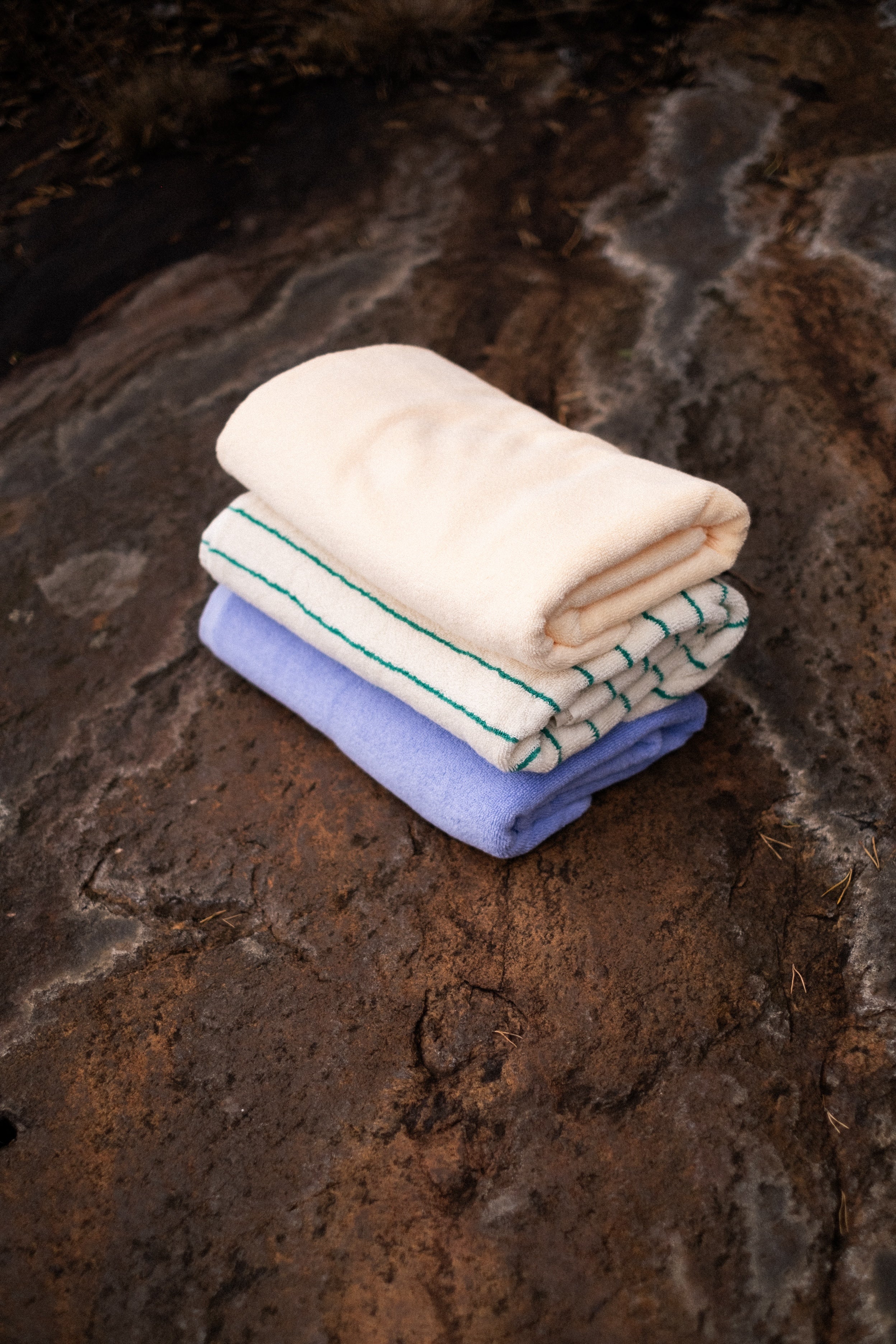 Naram Towels, lavender blue