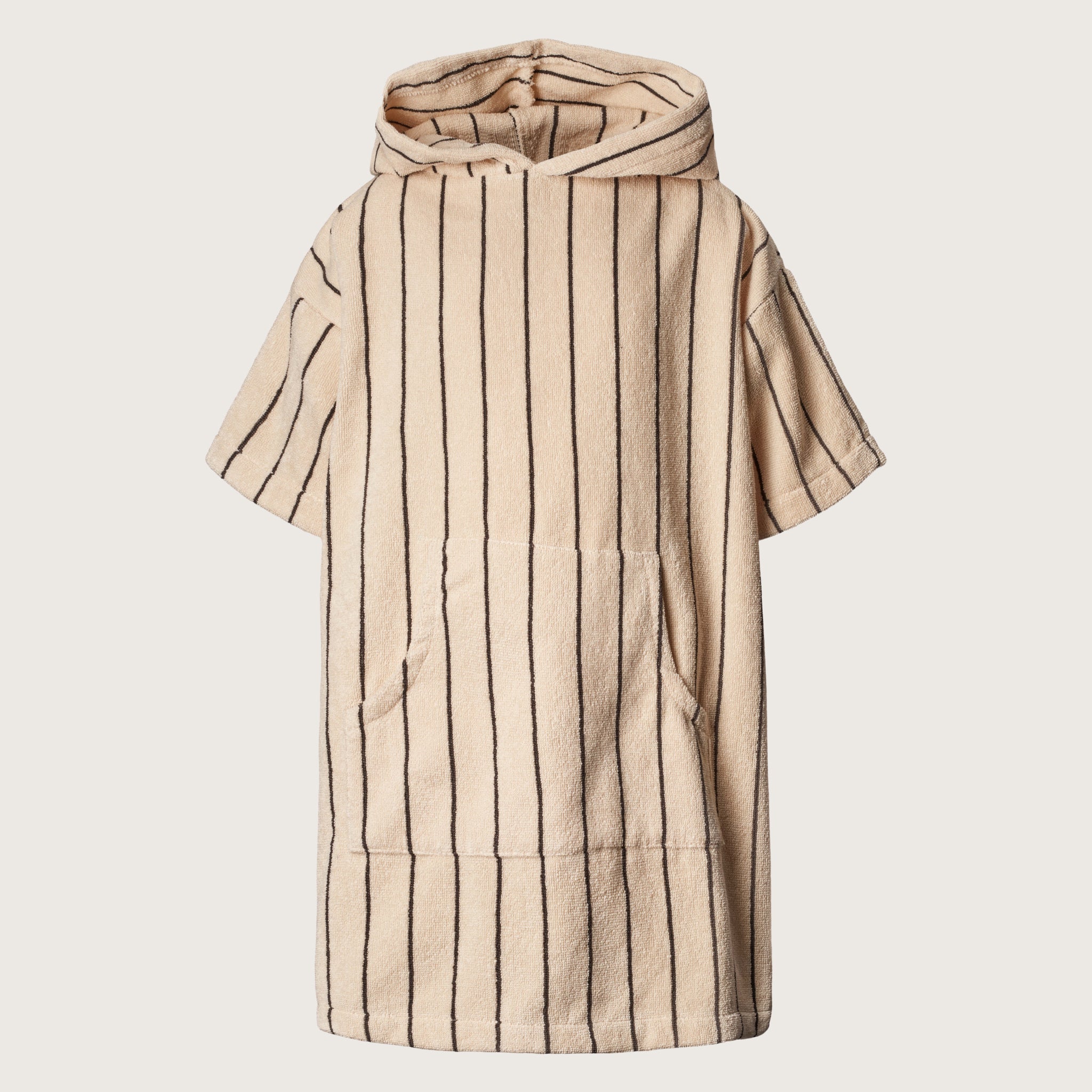 Naram Kids Poncho, creme & ink