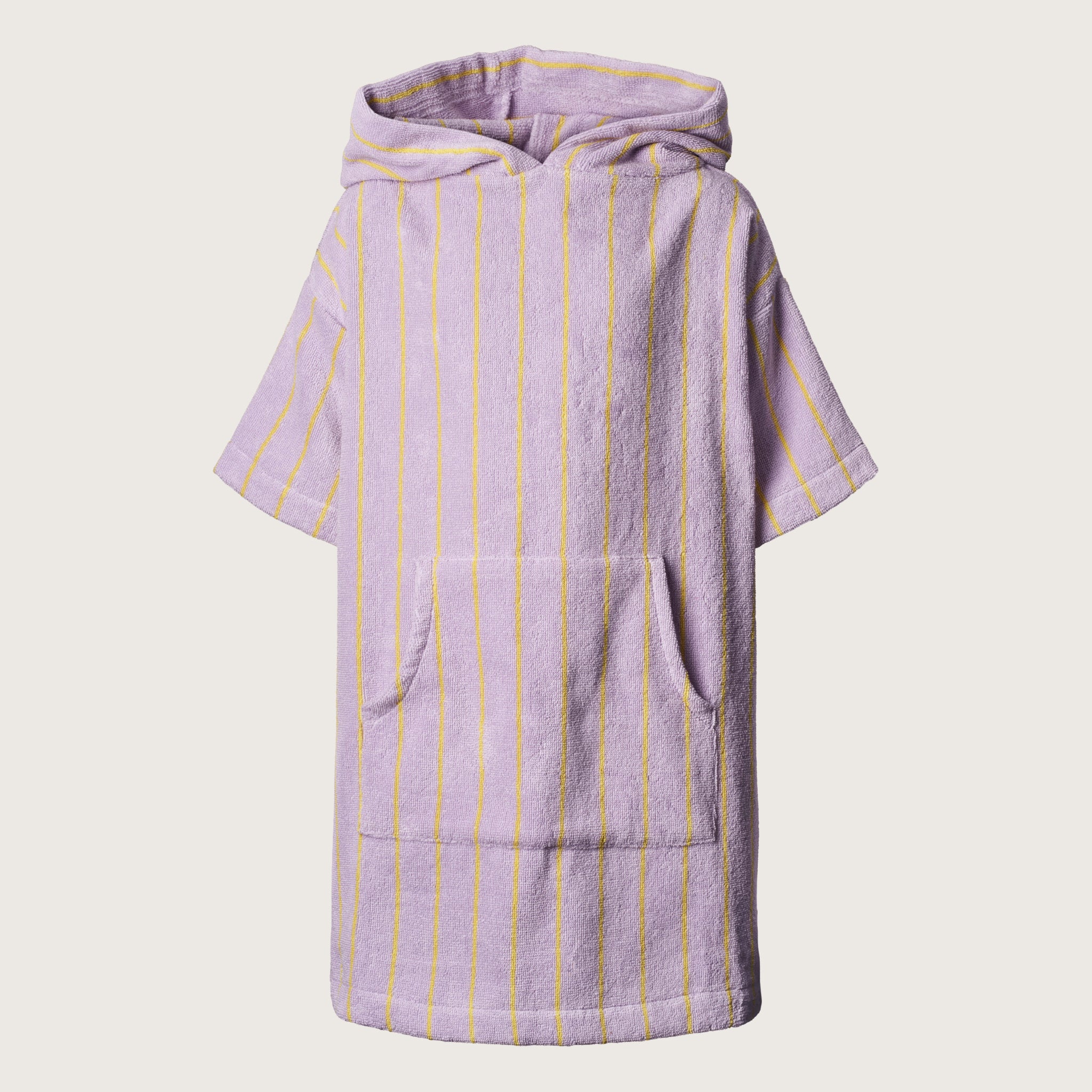 Naram Kids Poncho, lilac & neon yellow