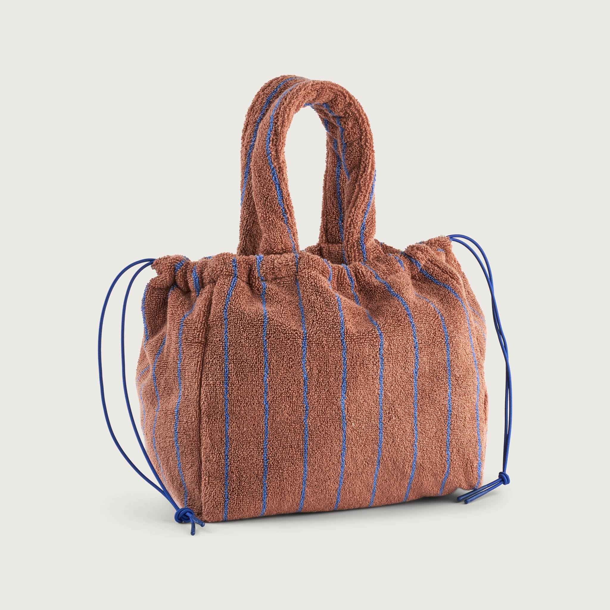 Naram Handbag Small, camel & ultramarine