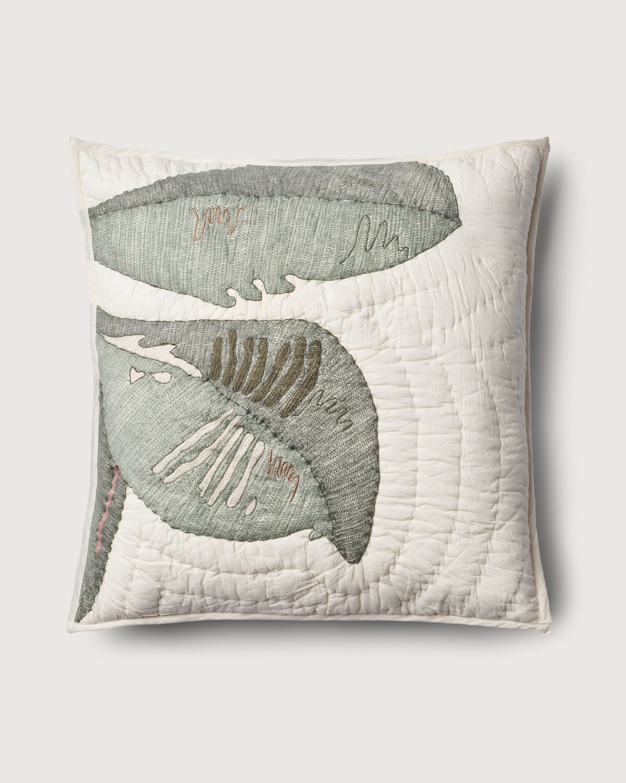 Bongusta Paradise Quilted Pillow, Palma